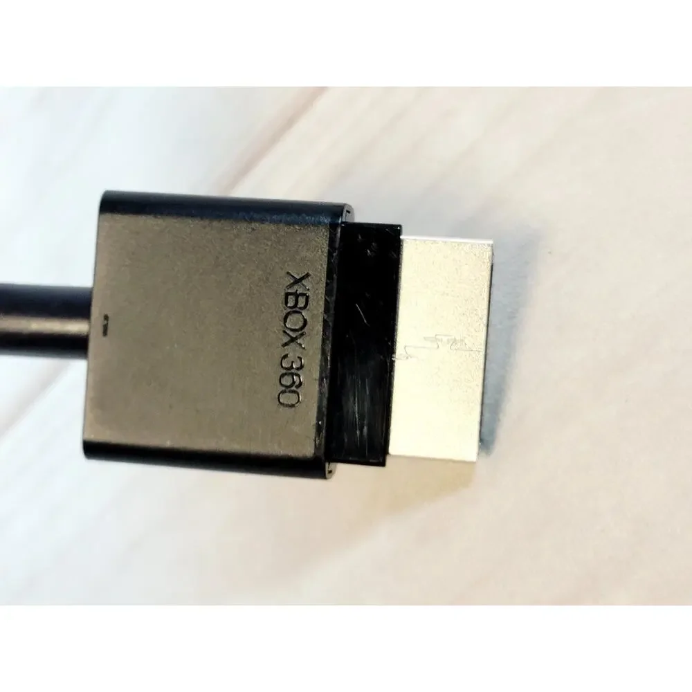 Genuine Official OEM Microsoft XBOX 360 Composite AV Cable X821376-001 Tested